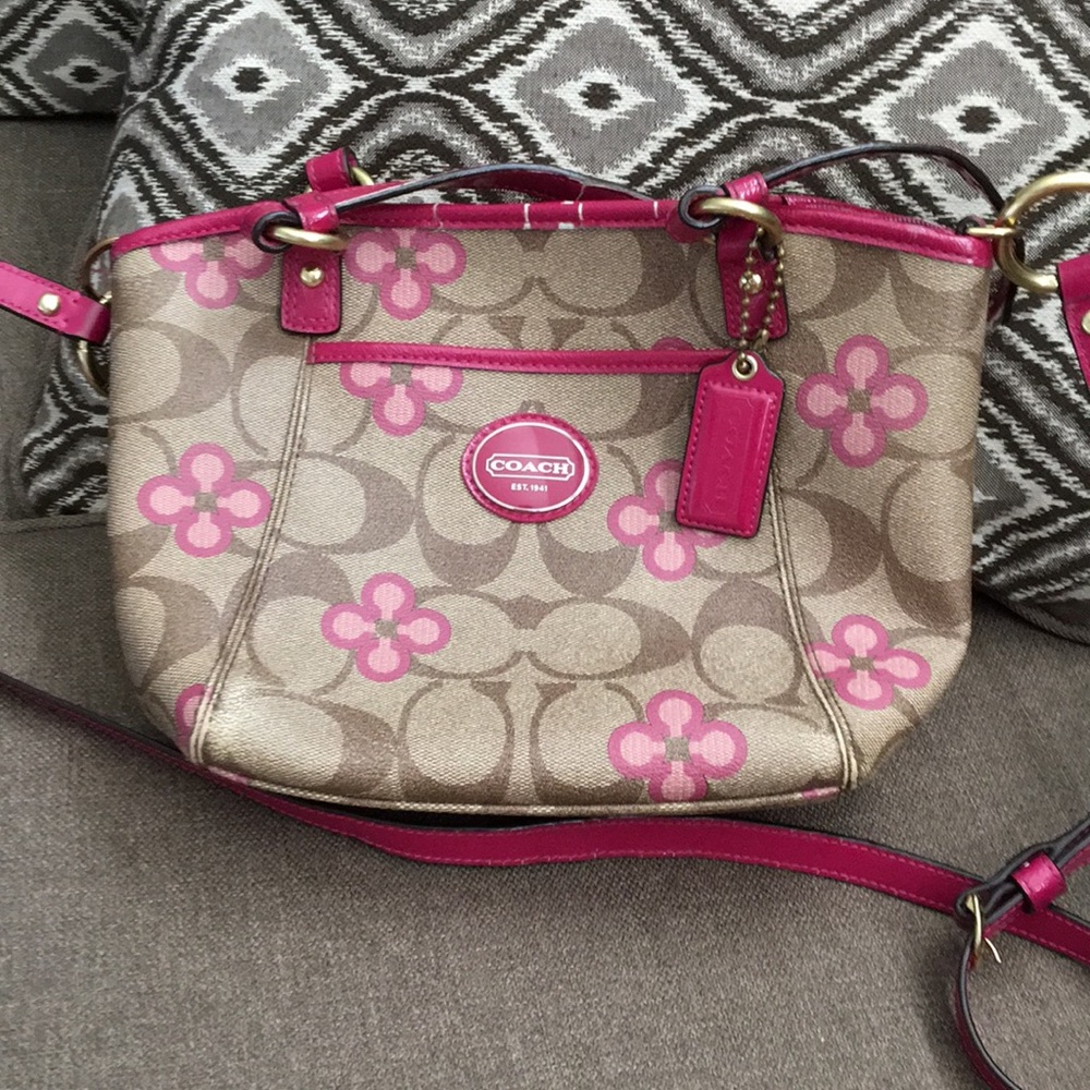 Floral Coach Purse